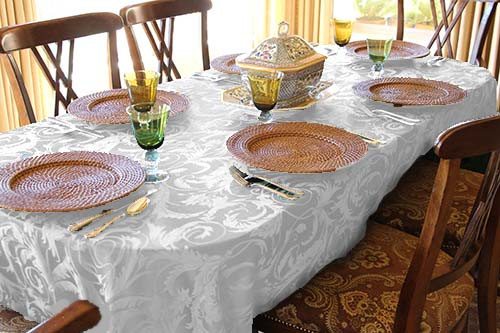 90 x 132 Rectangle Melrose Table Cloth