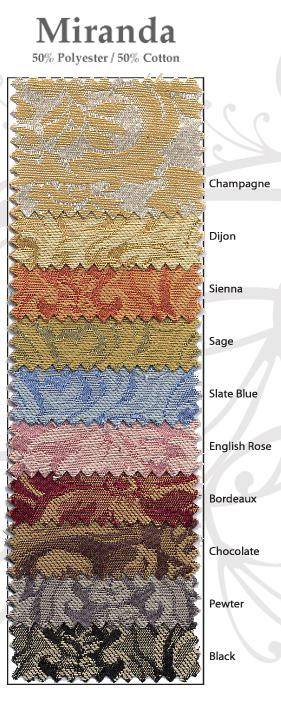 Miranda Swatch Card & Sample