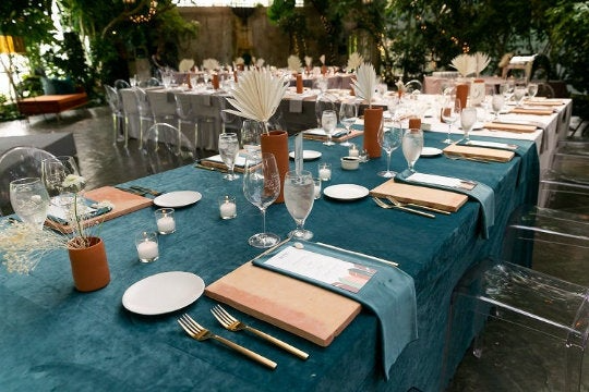 108" x 156" Rectangular Velvet Rental Tablecloth