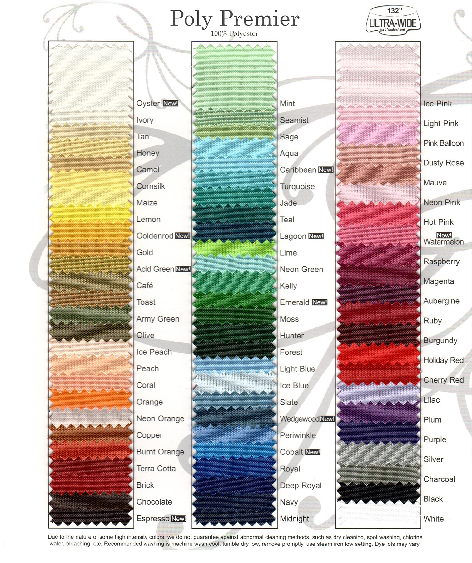 Poly Premier Swatch card