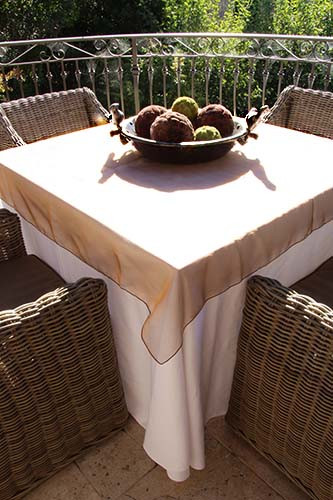 Radiance tablecloth 54 x 54 Demo