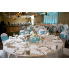 132 Round Spun Poly Tablecloth