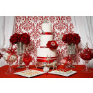 Red Poly Premier Kitchen Dining Table