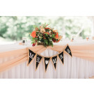 14'x 29" Poly Premier Shirred Pleat Table Skirt With Velcro® Backing