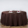 round chocolate tablecloths