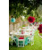 Premium polyester mint event theme tablecloth