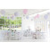 white rental tablecloth 96 inch diameter