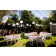 Affordable outdoor party rental tablecloth white