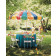 Affordable outdoor party rental tablecloth jade