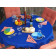 Rental tablecloth with umbrella hole