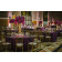 party rental round tablecloths in jewel toned colors