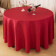 Premium polyester red event theme tablecloth