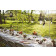 White 8 foot table for outdoor wedding party and reception