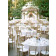 White gargen  outdoor rental tablecloth
