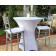 Spandex Highboy Tablecloth Display-30 Round 42 Height