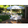 Premier Table Linen with Umbrella Hole 108 Round white